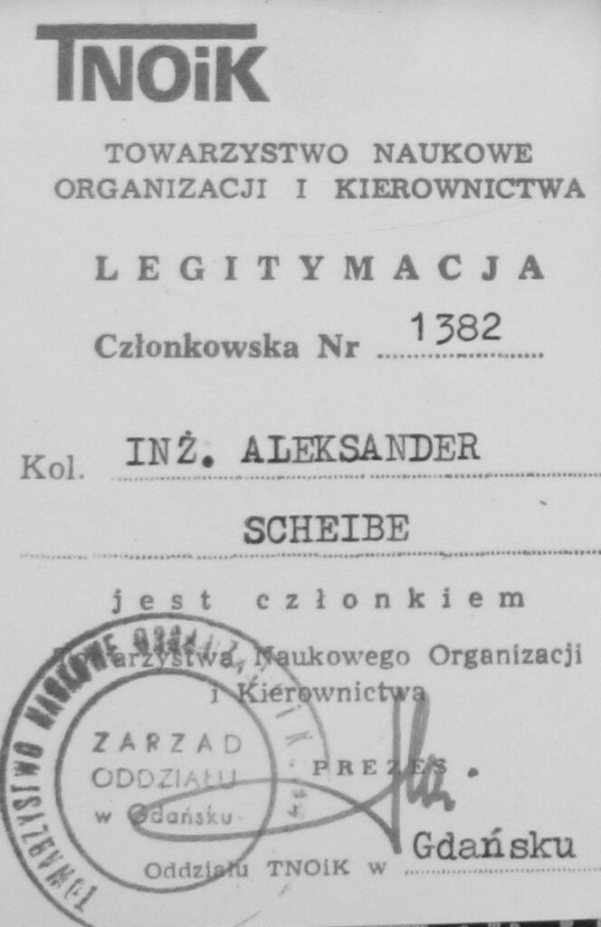 Legitymacja TNOiK. - Klub Mistrza