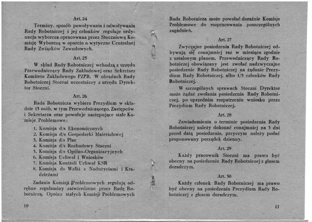 Regulamin Samorządu Robotniczego