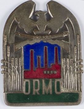 Odznaka - Ochotnicza Rezerwa Milicji Obywatelskiej