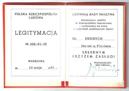 Ludzie Stoczni - Marek Hedrych