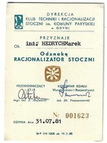 Ludzie Stoczni - Marek Hedrych