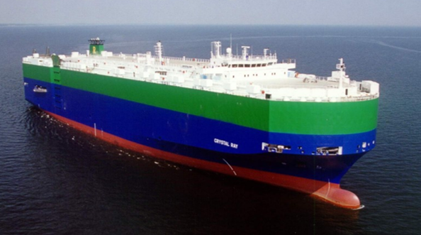 Year 	 	: 2000
name   	: CRYSTAL RAY 
Type series 	: Ro-Ro car carrier 8168/3; 6000 cars
General Designer : mgr inż. Wojciech Żychski.